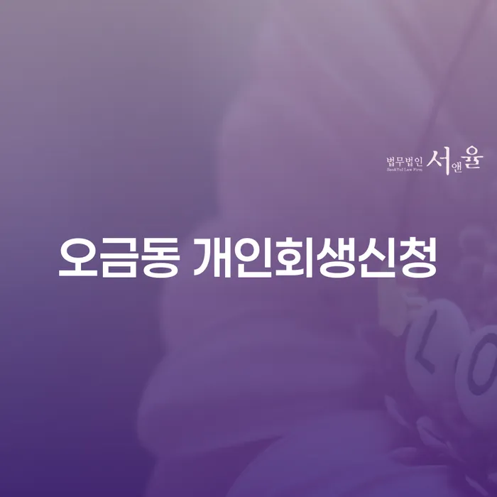 오금동 개인회생신청, 채무 해결의 첫 걸음인가?